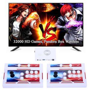 GWSNTH 32000 in 1 무선 판도라 박스 블루투스 아케이드 게임 콘솔, 1280X720 디스플레이, 3D 게임, 검색/저장/숨기기/일시정지, 1-4 플레이어