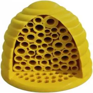 고독한 벌 벌집 집 - 메이슨 벌과 잎사귀 벌을 위한 자연 서식지 쉼터 둥지 뒷마당 수분 호텔