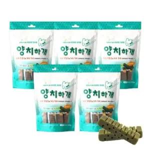 애견양치껌 강아지 양치껌 반려견 치석관리 개껌 14P 5개