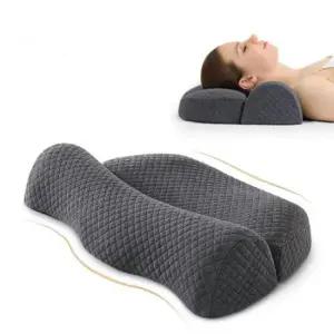 목배개 누버바 굴곡베개 메모리폼 목베개 쿠션