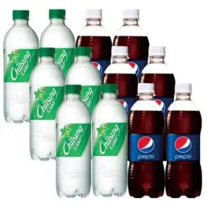 코카콜라 칠성사이다 업소용 6입+펩시콜라 6입 500ml