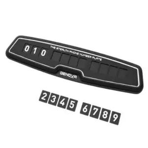 스텔스 주차알림판 2종 차량용연락처 논슬립주차번호판