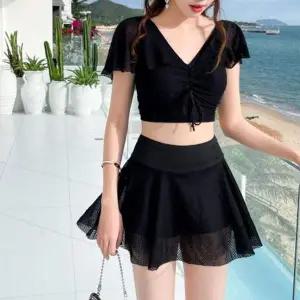 여성 비치웨어 상의 하의 수영복 커버업 휴양지드레스 수영복세트