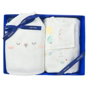 갤러리아 (압소바출산,태교,아기배냇저고리)올리버오가닉배냇슈트+속싸개