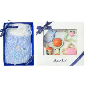 갤러리아 (압소바출산,백일,바디슈트)잭반소바디슈트(티셔츠)+5종딸랑이세