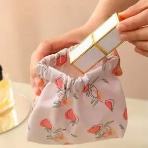 [에스에스62]생리대파우치 화장품 패브릭 사각 파우치