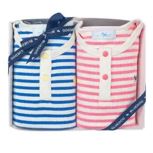 갤러리아 (백일돌생일축하등원복,쌍둥이)스트라이프 상하2세트(46370-672-13/14