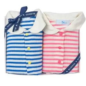 갤러리아 (출산백일돌축하세트,쌍둥이)스트라이프 우주복세트(46370-675-02/03)