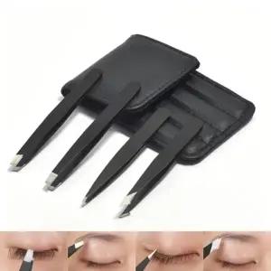 [에스에스62]헤어 속눈썹 눈썹정리 집게 트위저 4종