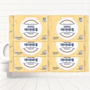 크리넥스 마이비데 키즈 캡형 40매 6팩 비데 물티슈 화장실용