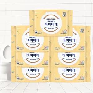 크리넥스 마이비데 키즈 캡형 40매 7팩 비데 물티슈 화장실용
