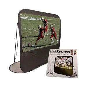 휴대용 원터치 스크린 야외 프로젝터 와이드 빔스크린 Jwe1+4QGC