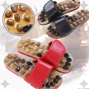 실내용 천연원석 발마사지 슬리퍼 지압 자극 족욕 편안한 신발 부모님 선물 홈웨어