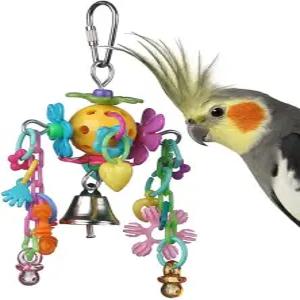 슈퍼 버드 크리에이션 SB1088 버디 부케 - 매력적인 새 장난감 앵무새 잉꼬 등을 위한 풍요로움 다채로운
