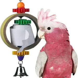 슈퍼 버드 크리에이션 SB628 테이프 디스펜서 토이 - 기계 종이가 포함된 골판지 베이글 씹을 수 있는 및