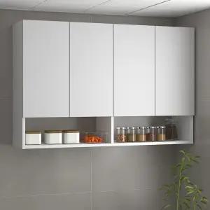 리모델링 주방 벽걸이 (4문) 교체 120x30x60cm 서랍장 싱크대 상부 상부장 선반