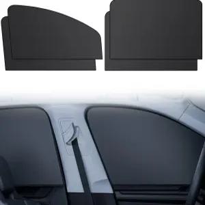 Wesoke 자동차 창문 차양 4개 자동 개인정보 보호 커튼 마그네틱 전면 뒷유리 선 캠핑 여행용 범용 차량