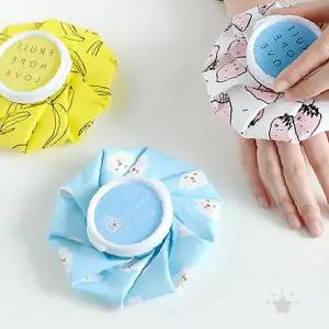 꽃모양 재사용 온열 냉찜질 워터백 손목 발목 무릎 어깨 부위 완화 물주머니 가정