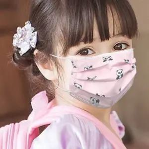 어린이 캐릭터 프린팅 일회용 위생 마스크 학교 외출 착용 삼층 필터 구조