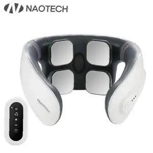 목 어깨 근육 이완 4헤드 저주파 전기 자극 무선 안마기 마사지 기기