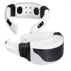 저주파 목 어깨 마사지 패드 경추 근육 이완 완화 휴대용 안마 장치