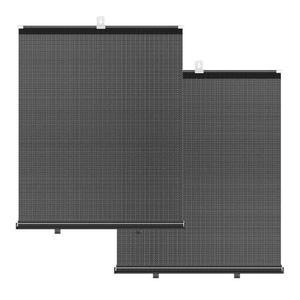 클라나타 카 사이드 윈도우 선쉐이드 리트랙터블 오토 롤 커튼 바이저가 아기와 인테리어를 보호합니다 40 60cm 블랙