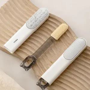 발 각질제거 풋브러시 3in1 실리콘 솔 발뒤꿈치 각질관리 욕실 발마사지 풋케어