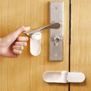 어린이 보호 도어 안전 장금 장치 문손잡이 개폐 방지 서랍 냉장고 잠금 고리