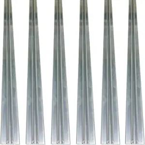 6Pcs 60cm RV 차양 레일 C 채널 스트립 알루미늄 세트 모든 카라반 캠퍼반 캠핑 텐트 액세서리용