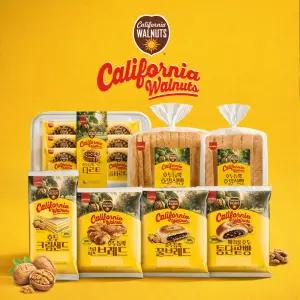 [신상] 삼립 캘리포니아호두빵 5종 맛보기 외 (10입, 타르트/샌드/꿀브레드/단팥/치즈)