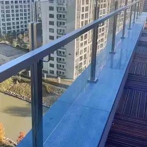 유리 난간 포스트 무타공 스테인레스 지지대 고정