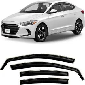 클라이밍 아트 인채널 현대 엘란트라 2017-2020 세단용 믿을 수 없을 정도로 내구성이 뛰어난 레인 가드