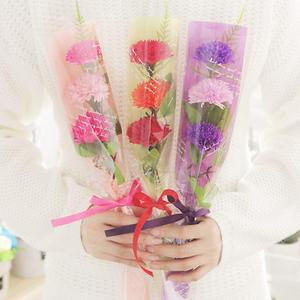 VCO 세송이 카네이션 꽃다발 어버이날 비누꽃