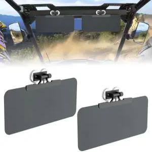 카티윅수 2Pcs UTV 마그네틱 선바이저 프로핏 바 또는 메탈 루프 및 크로스바가 장착된 차량용 골프 카트