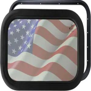 12 x18 고정 RV 창 DOT E-Mark 인증 강화 유리 알루미늄 프레임 두께 1.56 다용도 설치 전천후 에너지