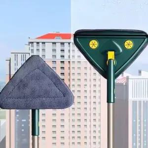 (타입 밀대1개 + 걸레4개)MOA 유리 천장 밀대 걸레 세트 닦는 + 4p 청소도구 먼지제거