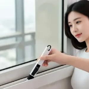 ( )데스크 청소용 미니 빗자루 틈새 먼지 제거 소형 쓰레받기