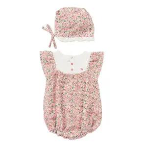 [블루독베이비] 핑크플라워바디슈트 (45313-604-05)