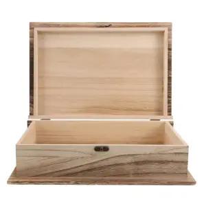 화통 화구통 그림통 나무 책 보관함 대용량 장신구 케이스 경첩 뚜껑 미완성 기념품 상자 성경