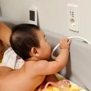 콘센트 실리콘 멀티탭 안전 커버 보호 덮개 Qva4+6hdj