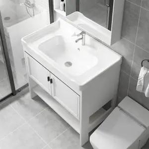 간이 싱크대 소형 보조 80cm 세탁실 캠핑장 야외 원룸 풀세트 사무실