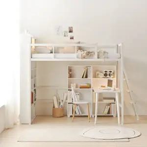 [플라망]철제 벙커 침대 프레임 SS/Q 화이트