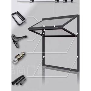 접이식 폴딩 창문 윈도우 슬라이딩도어 샷시 플립윈도우 블랙 미닫이창문 폴딩도어 경량