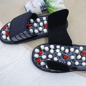 지압 슬리퍼 발 마사지 돌기 자극 실내화 사무실 거실 욕실 가정용 건강 슬리퍼