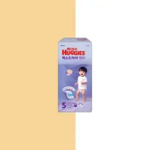 하기스 맥스드라이 팬티형 기저귀 남아용 5단계 특대형 44매 2팩