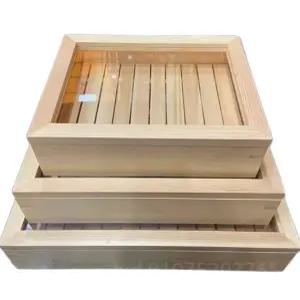 숙성 나무상자 네타박스 그릇 스시보관 트레이 숙성함