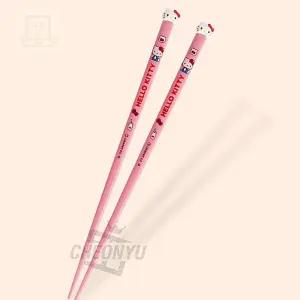 스토어-소유 헬로키티 캐릭터 나무젓가락 21CM 휴대용젓가락