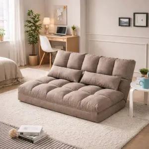 안락한 2인 접이식 소파베드 쿠션2개  SB151SC