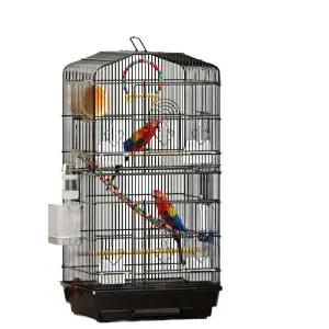앵무새 새장 잉꼬 이동장 블랙 기본패키지 새집 중형 1 둥지 놀이터