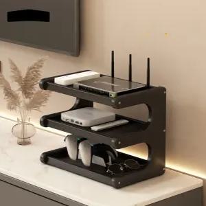 셋톱박스 선반 공유기 모니터거치대 스피커 브라켓 수납